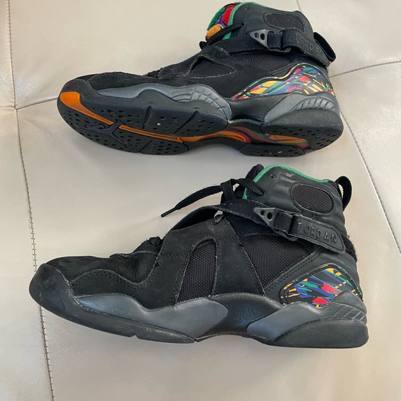 Nike Air Jordan Retro 8 Air Raid Shoes, Youth Size 5.5 - Picture 3 of 10